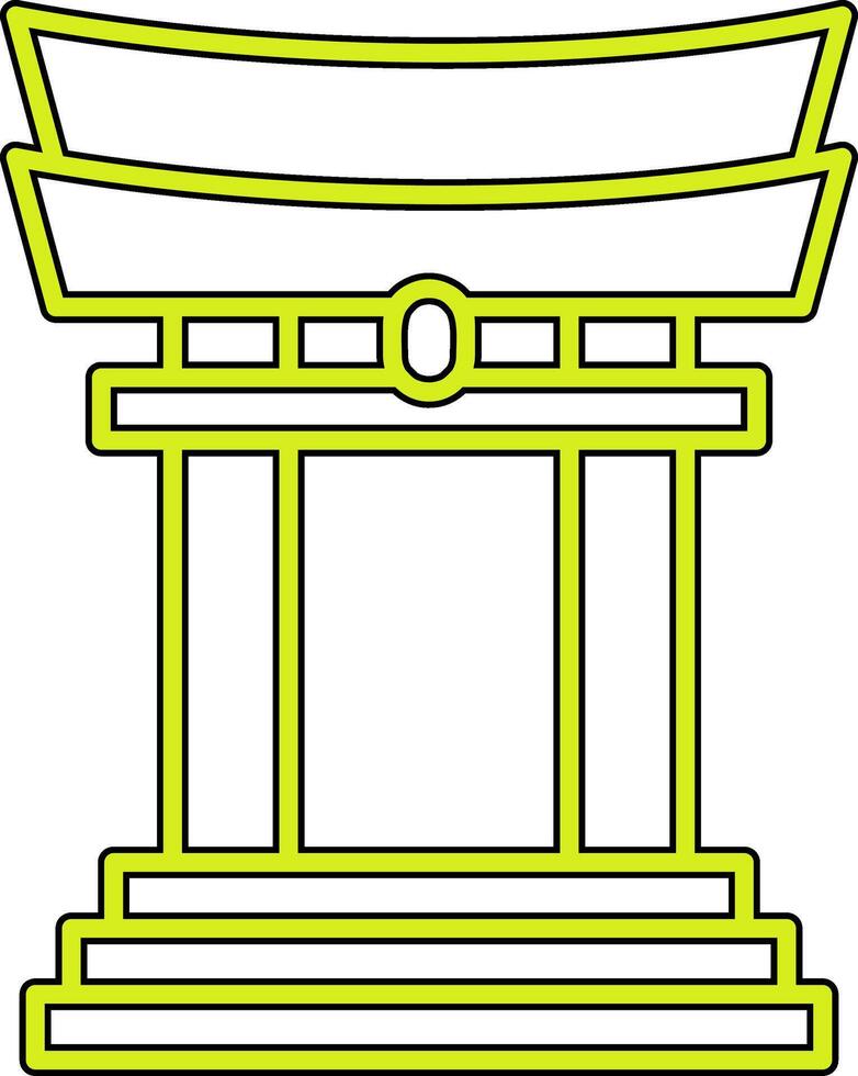 Torii Gate Vector Icon