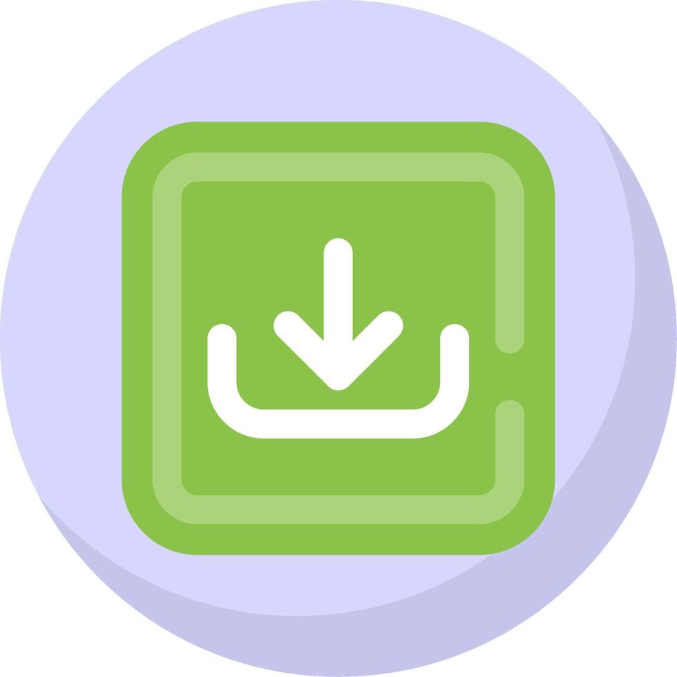 Download Glyph Flat Bubble Icon vector