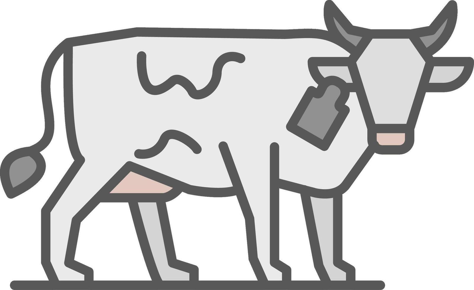 Livestock Farming Line Filled Light Icon vector