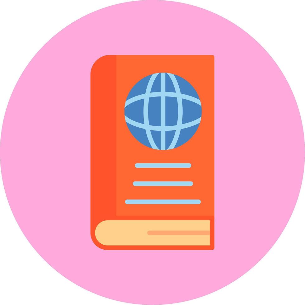 World Book Vector Icon