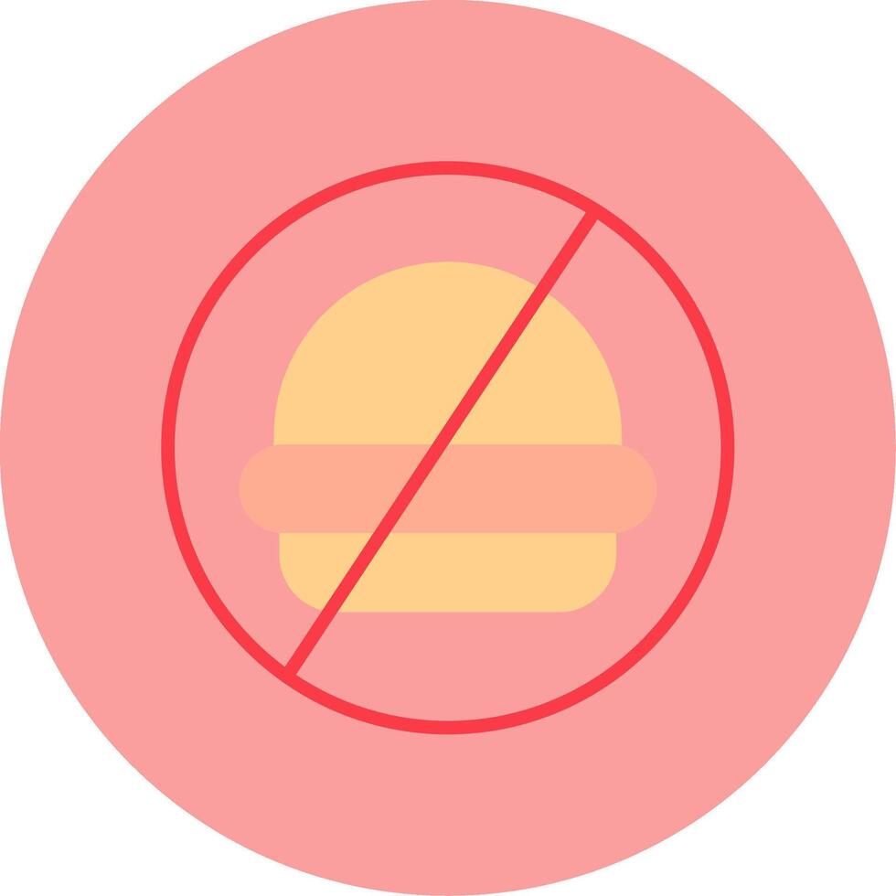 No Food Vector Icon