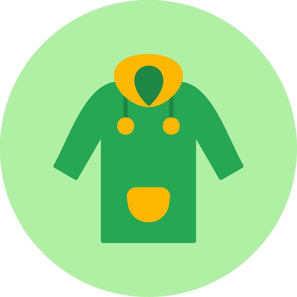 Raincoat Vector Icon