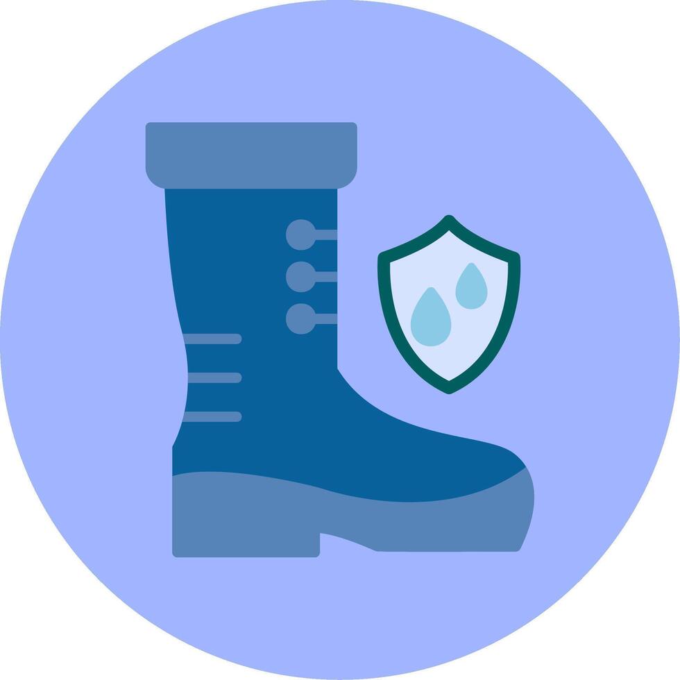 Waterproof Shoes Vector Icon