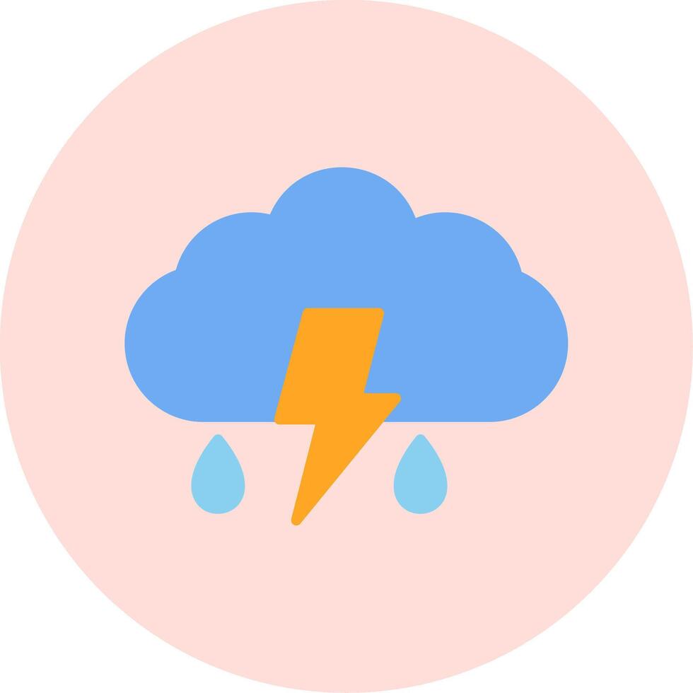 Thunder Vector Icon