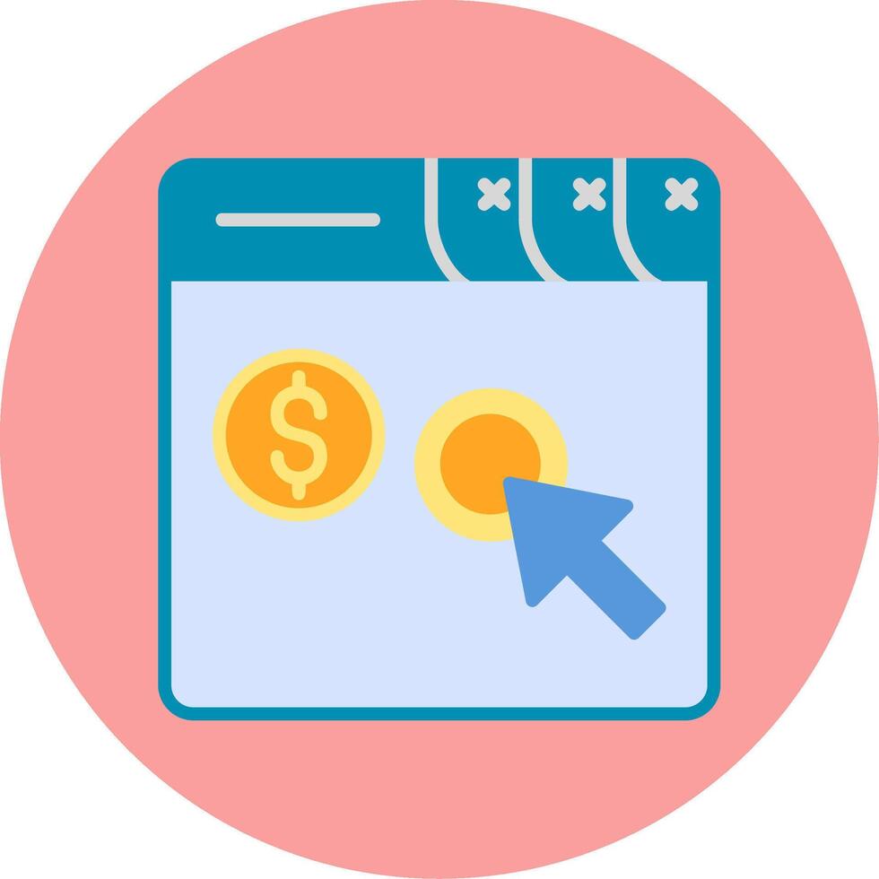Pay Per Click Vector Icon