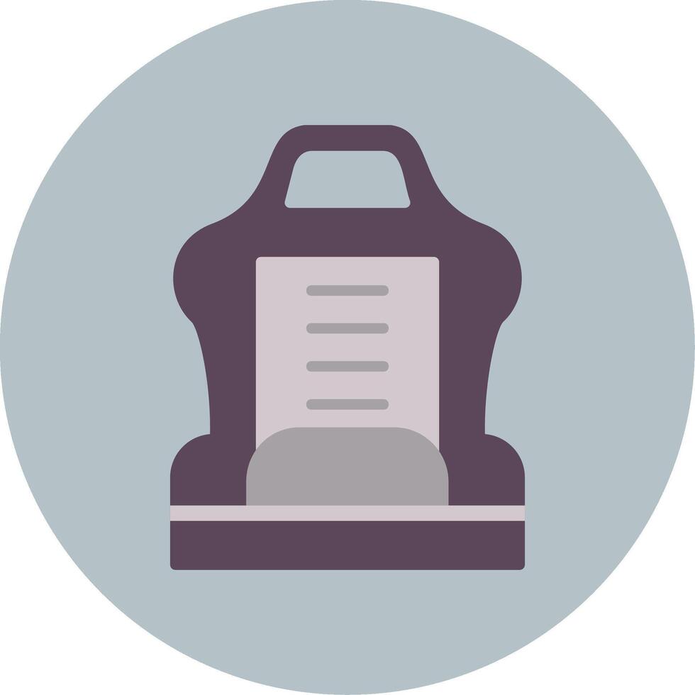 Car Seat Vector Icon