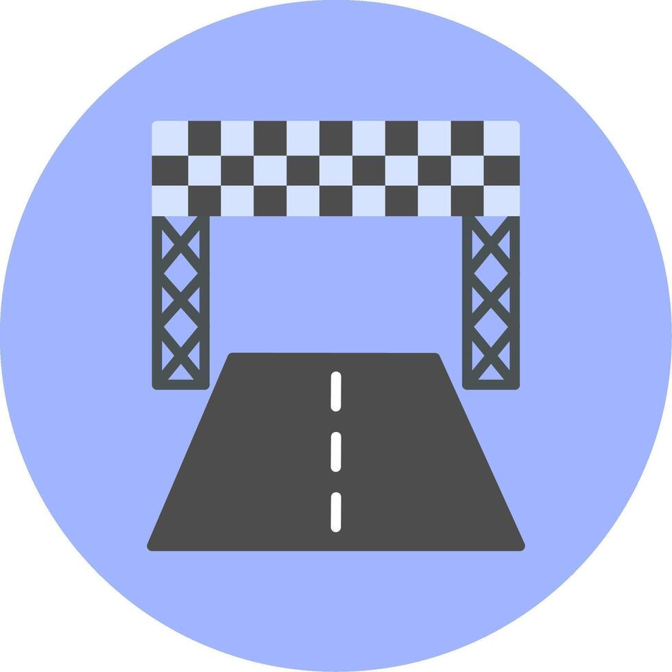 Racetrack Vector Icon