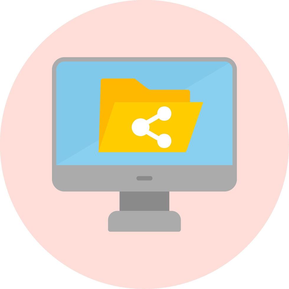 File Sharing Vector Icon