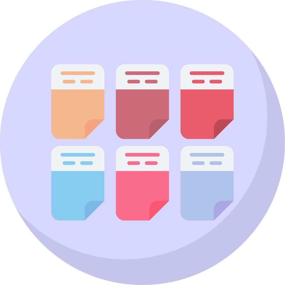 Color Glyph Flat Bubble Icon vector