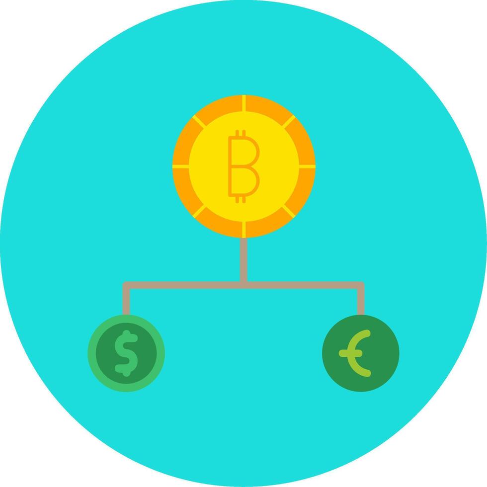 Divide Currency Vector Icon