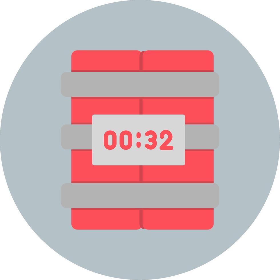 C4 Time Bomb Vector Icon