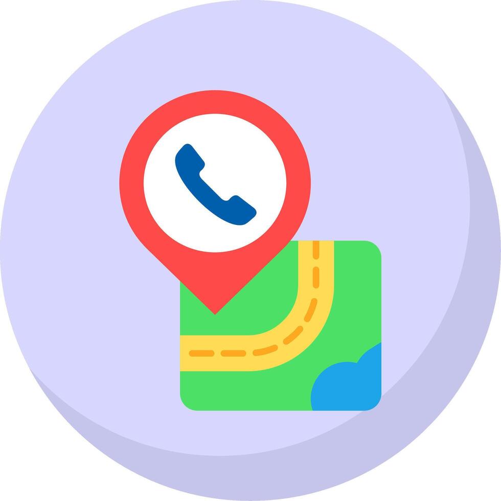 Help center Glyph Flat Bubble Icon vector