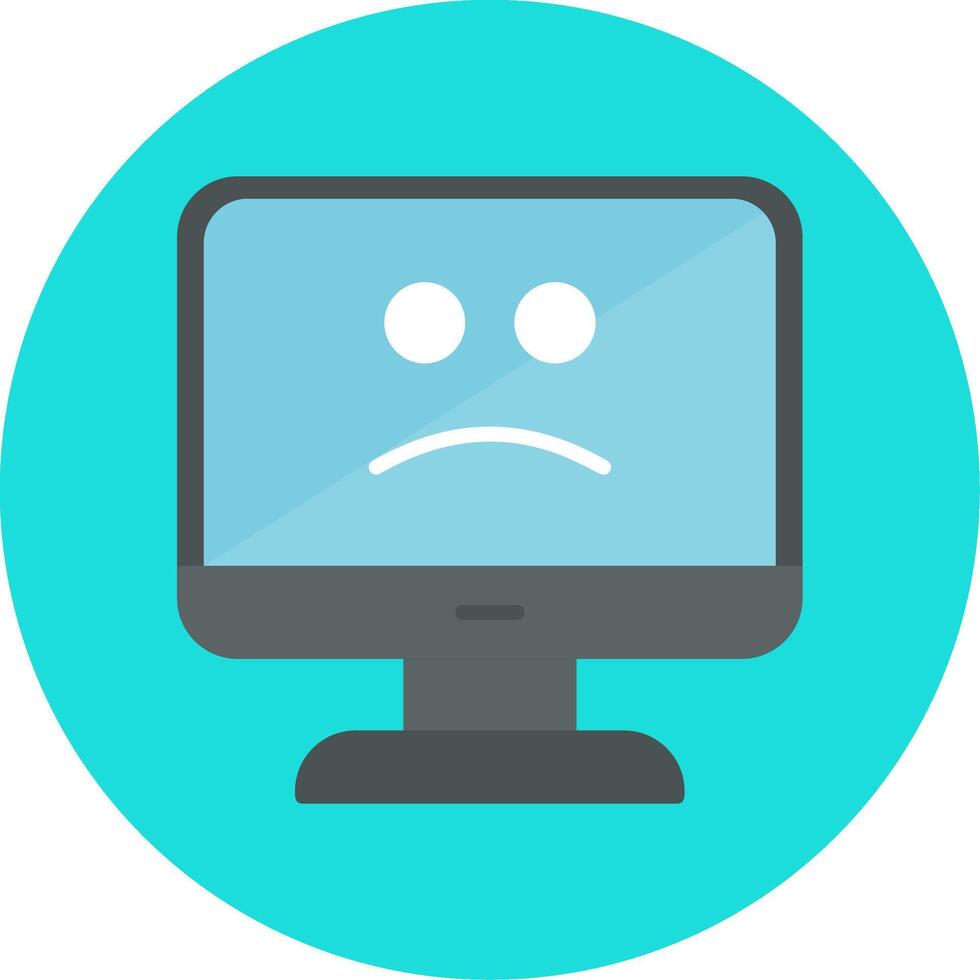 Blue Screen Vector Icon