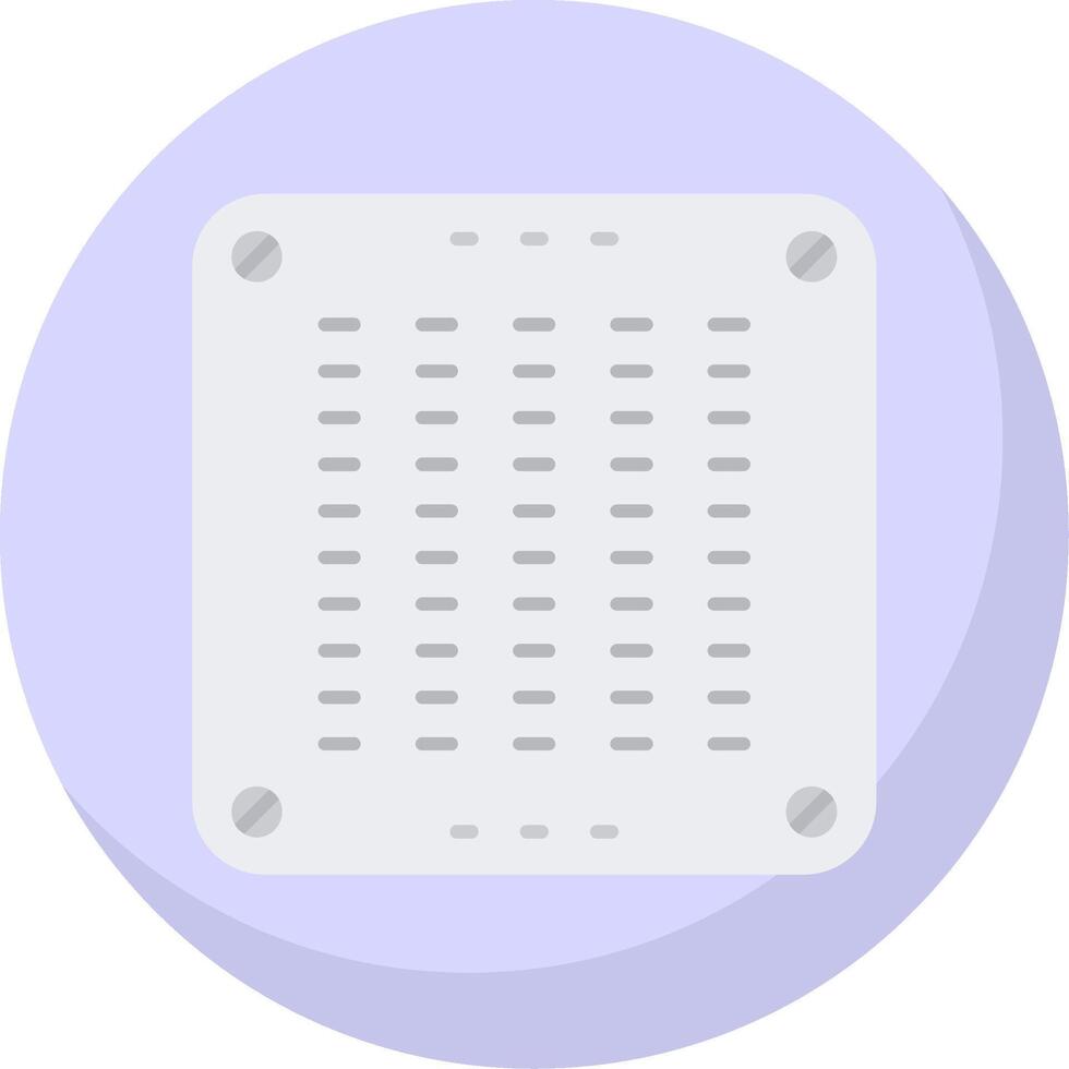 Air conditioner Glyph Flat Bubble Icon vector