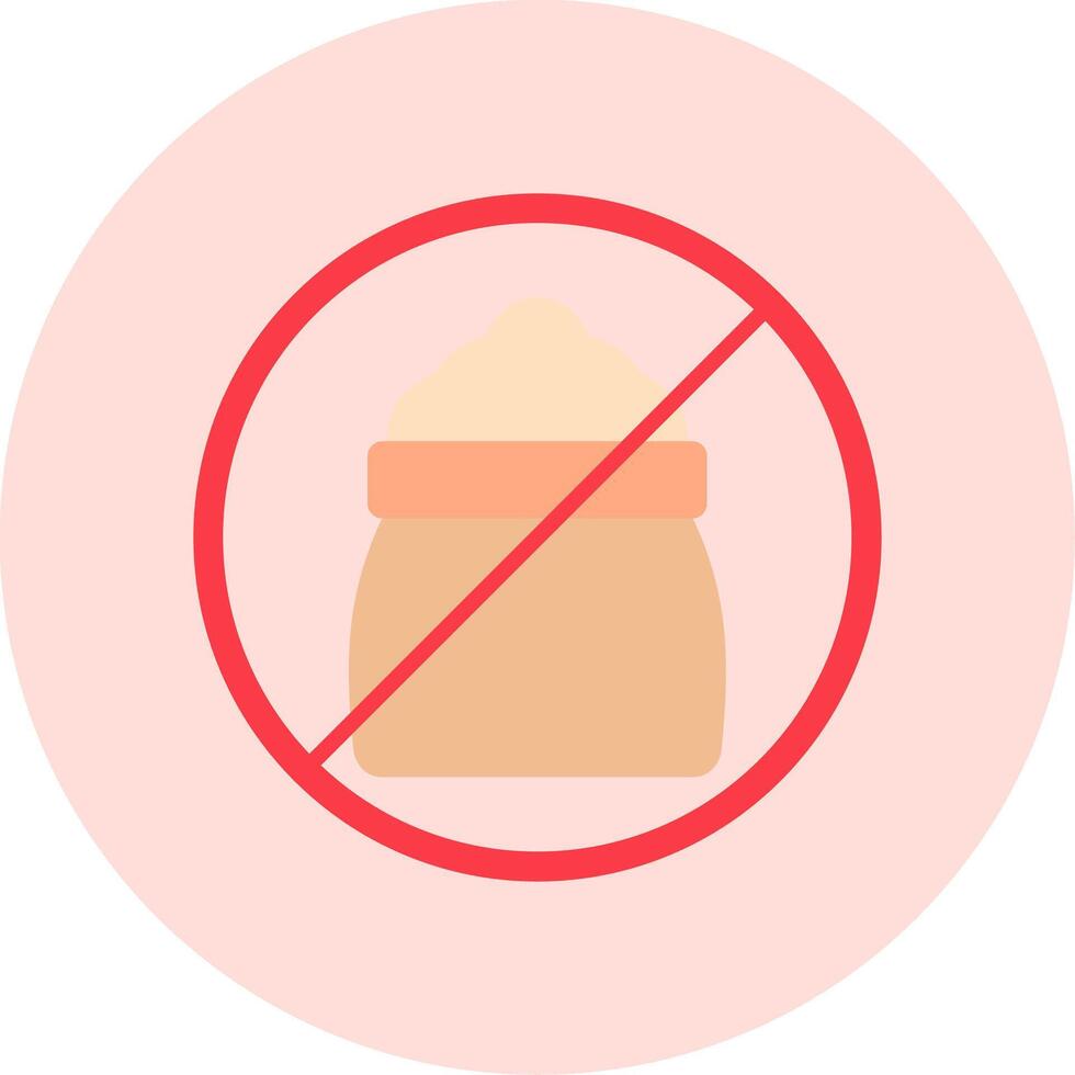 No Sugar Vector Icon