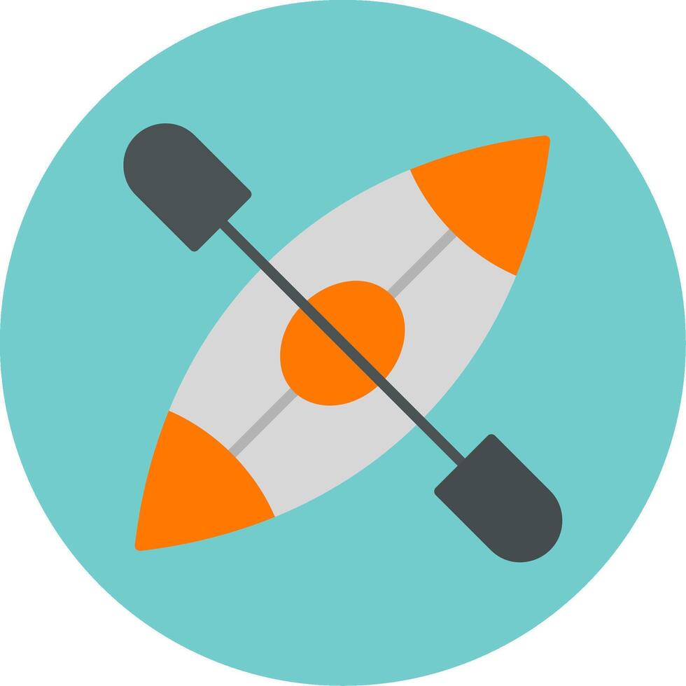 Kayak Boat Vector Icon