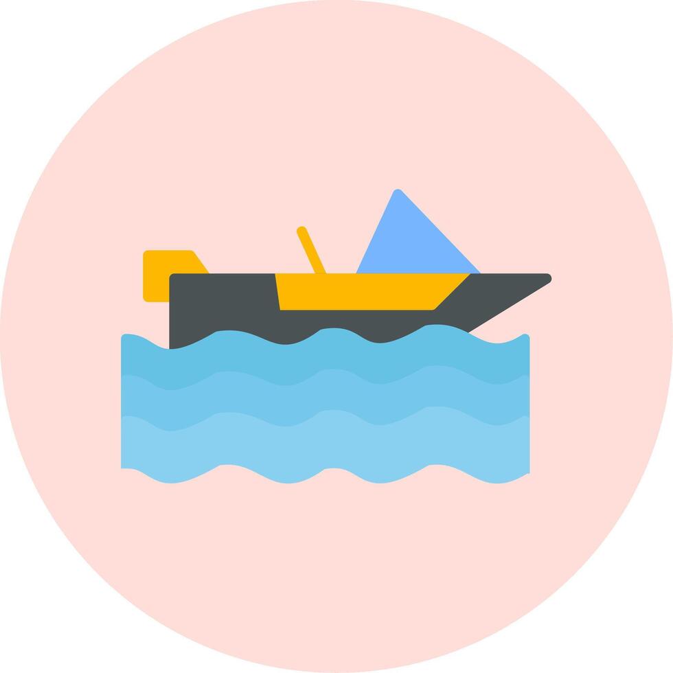 Motorboat Vector Icon