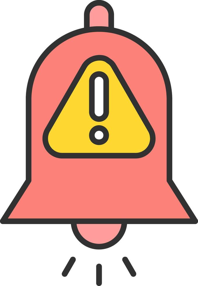 Interruption Line Filled Light Icon vector