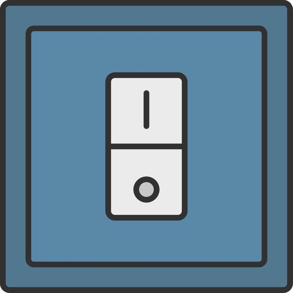 Switcher Line Filled Light Icon vector