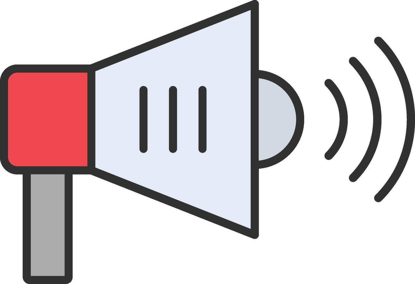 Speaker Line Filled Light Icon vector