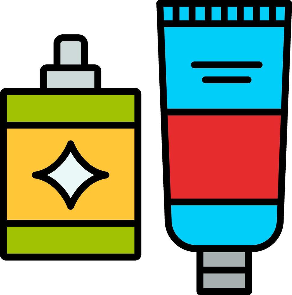 Hygiene Product Line Filled Light Icon vector