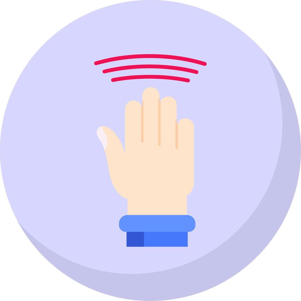 Drag Window Glyph Flat Bubble Icon vector