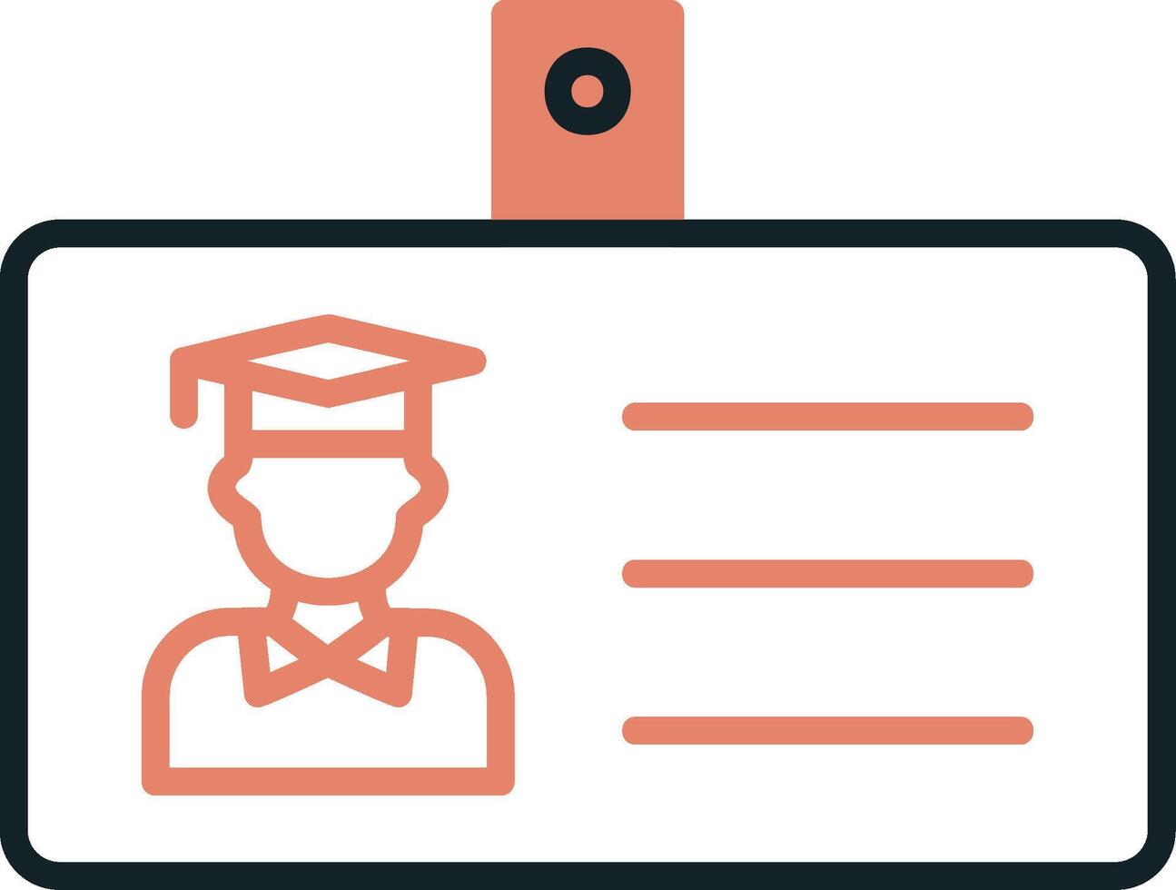 Student Id Card Vector Icon