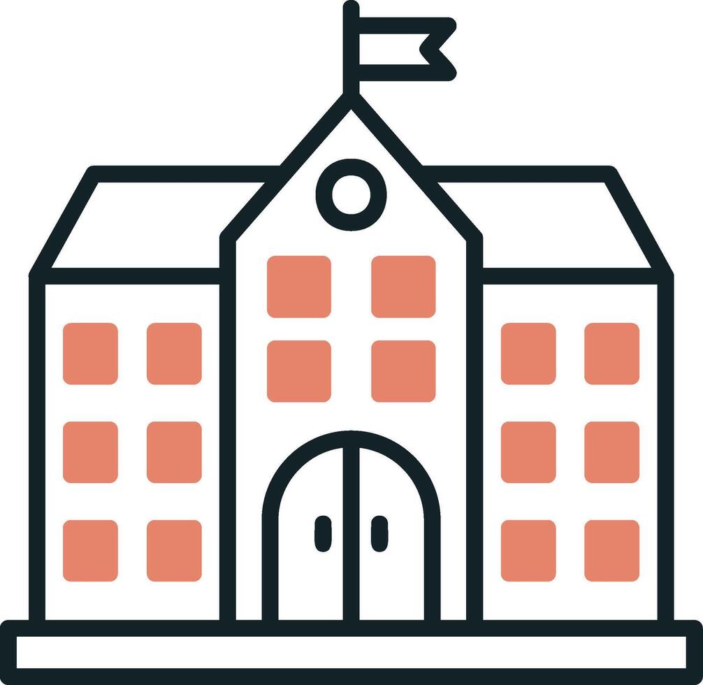 University Building Vector Icon