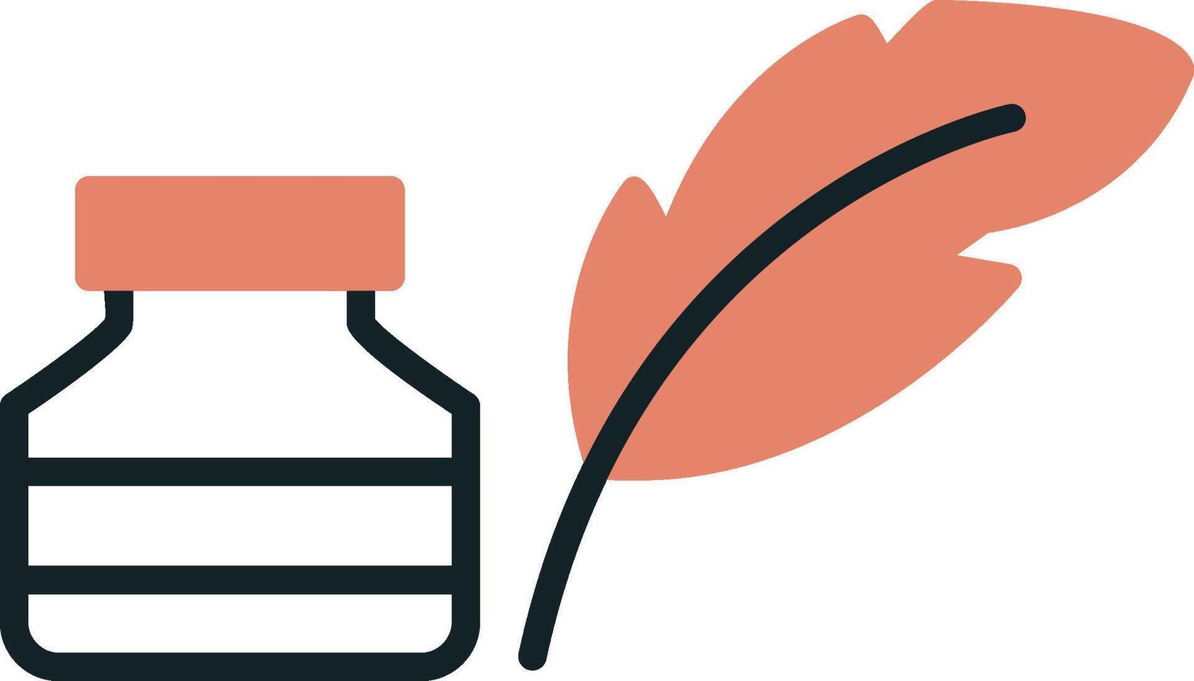 Quill And Ink Vector Icon