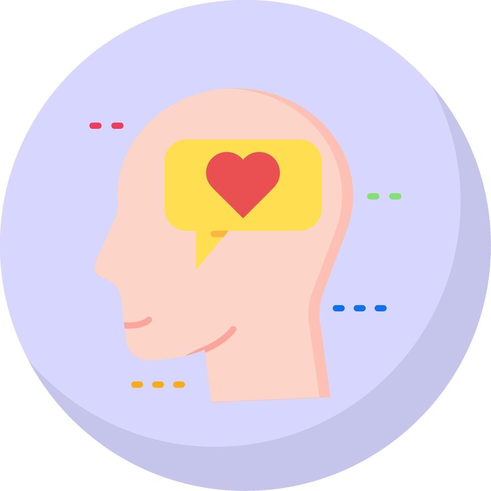 Dialog Glyph Flat Bubble Icon vector