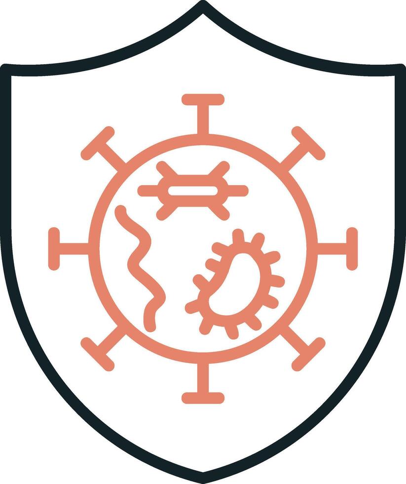 Germs Protected Vector Icon