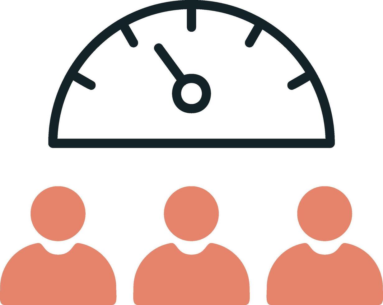 Team Work Speed Vector Icon