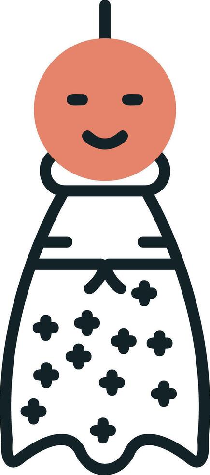 teru teru bozu vector icono