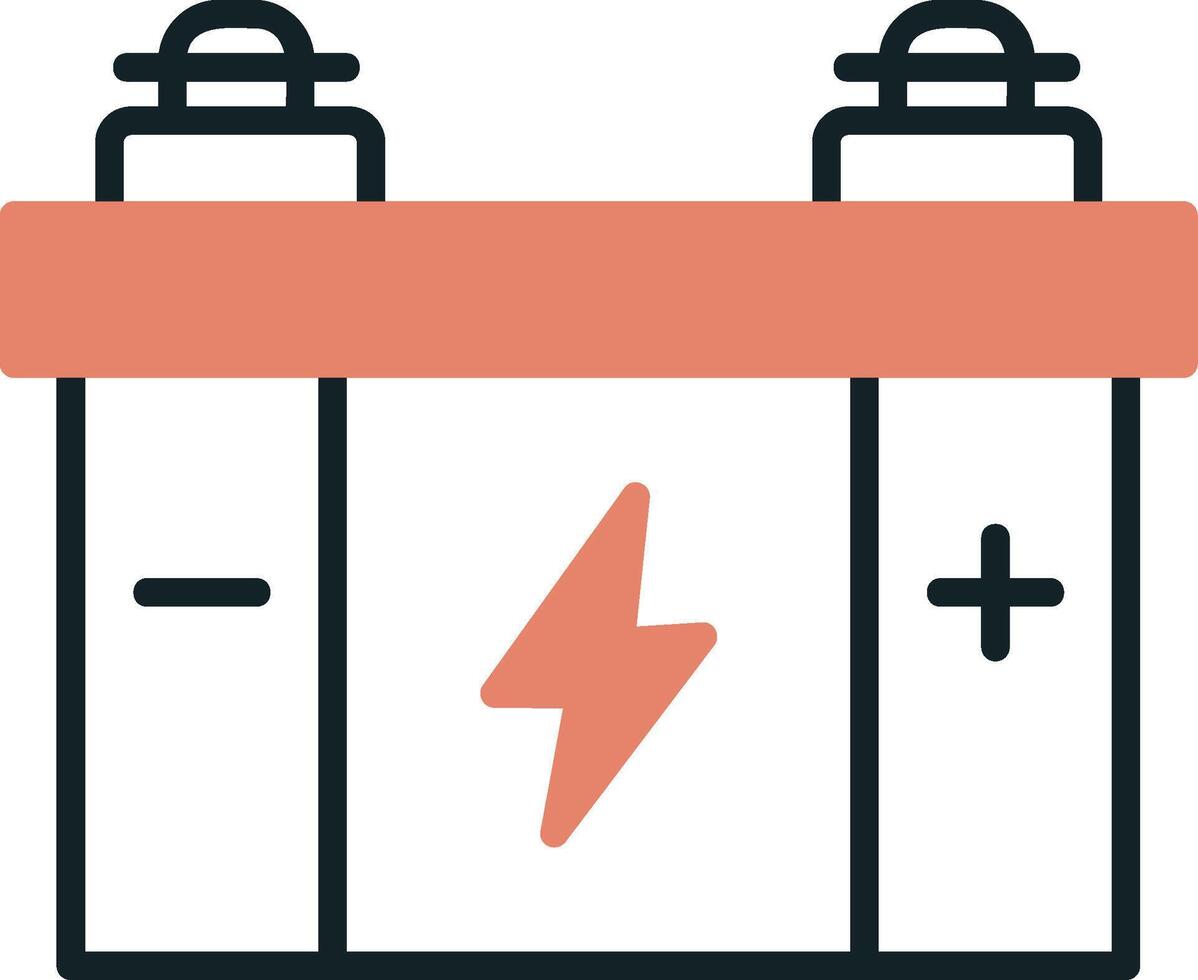 Car Battery Vector Icon