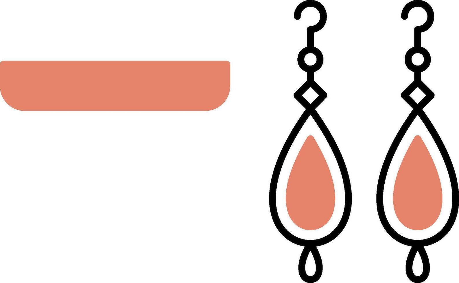 Earrings Vector Icon