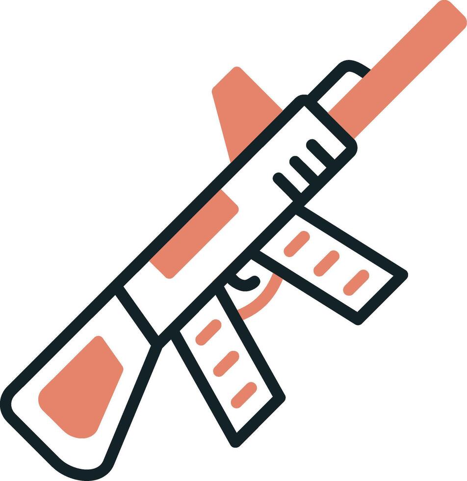 Machine Gun Vector Icon