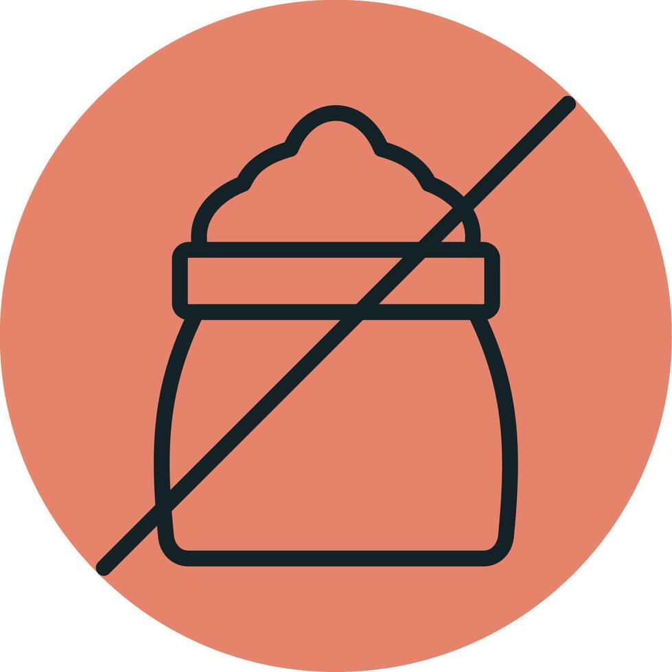 No Sugar Vector Icon