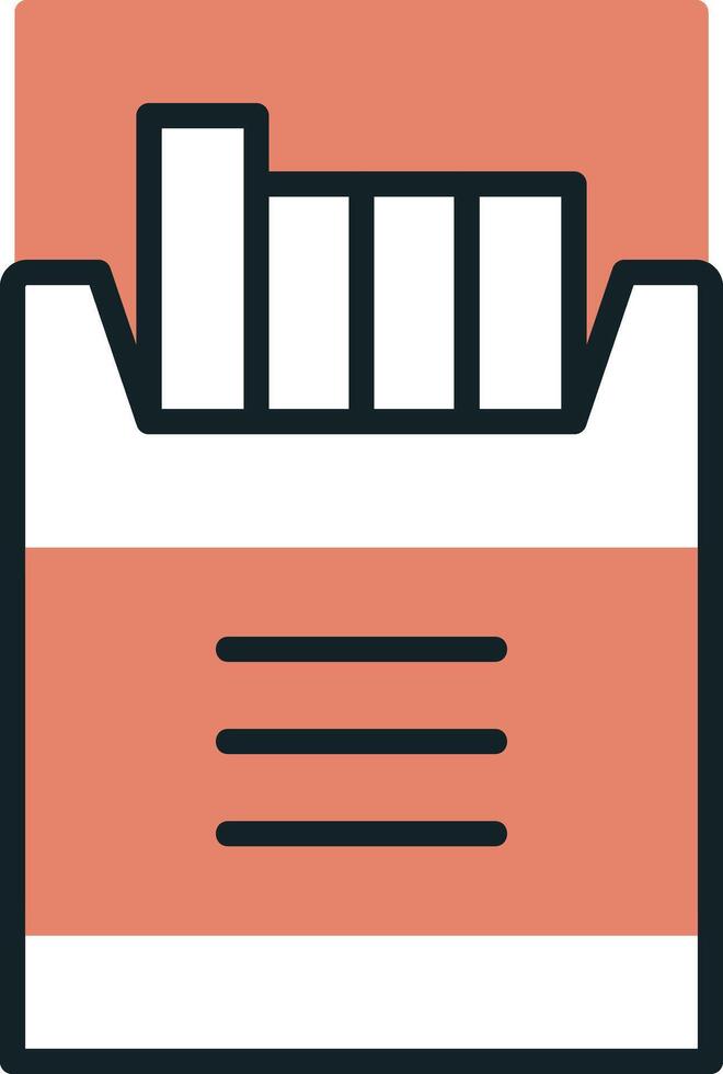 Cigarette Box Vector Icon