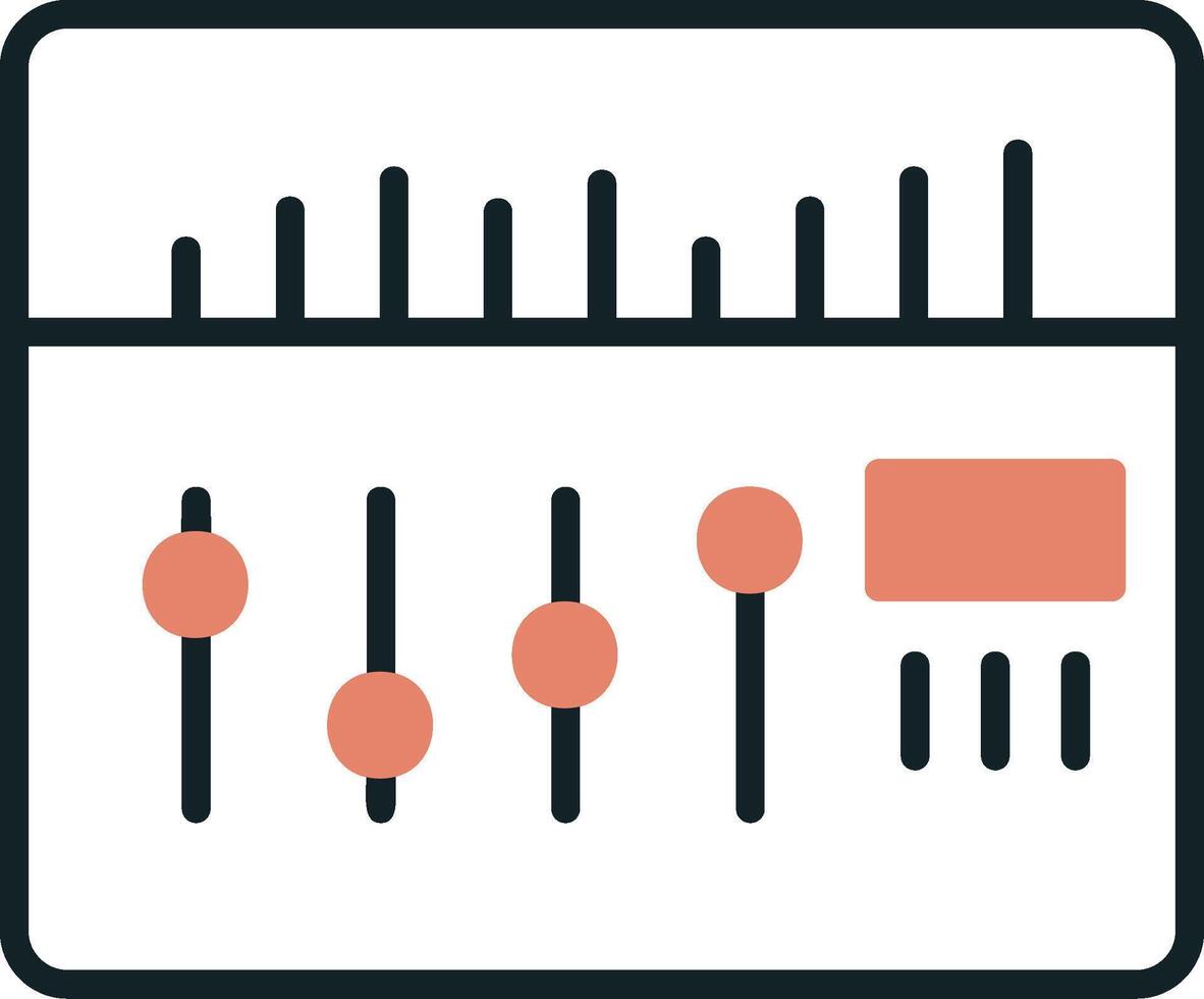 Sound Mixer Vector Icon