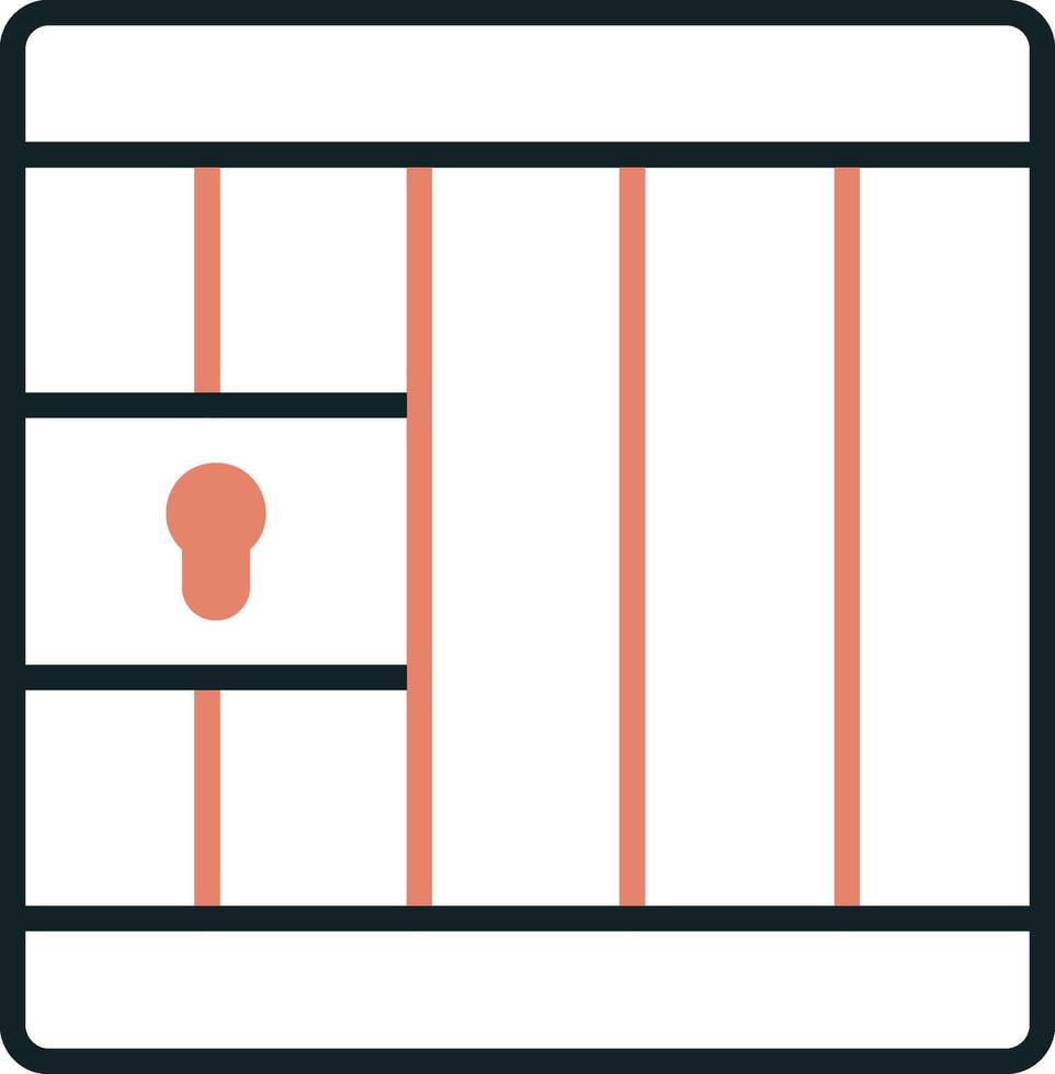 Military Jail Vector Icon