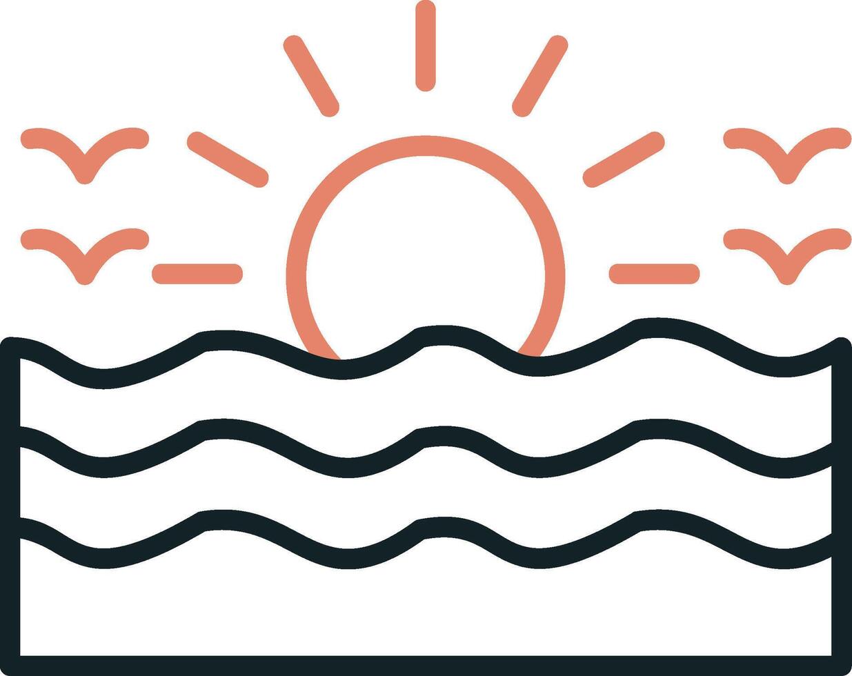 Sea Vector Icon