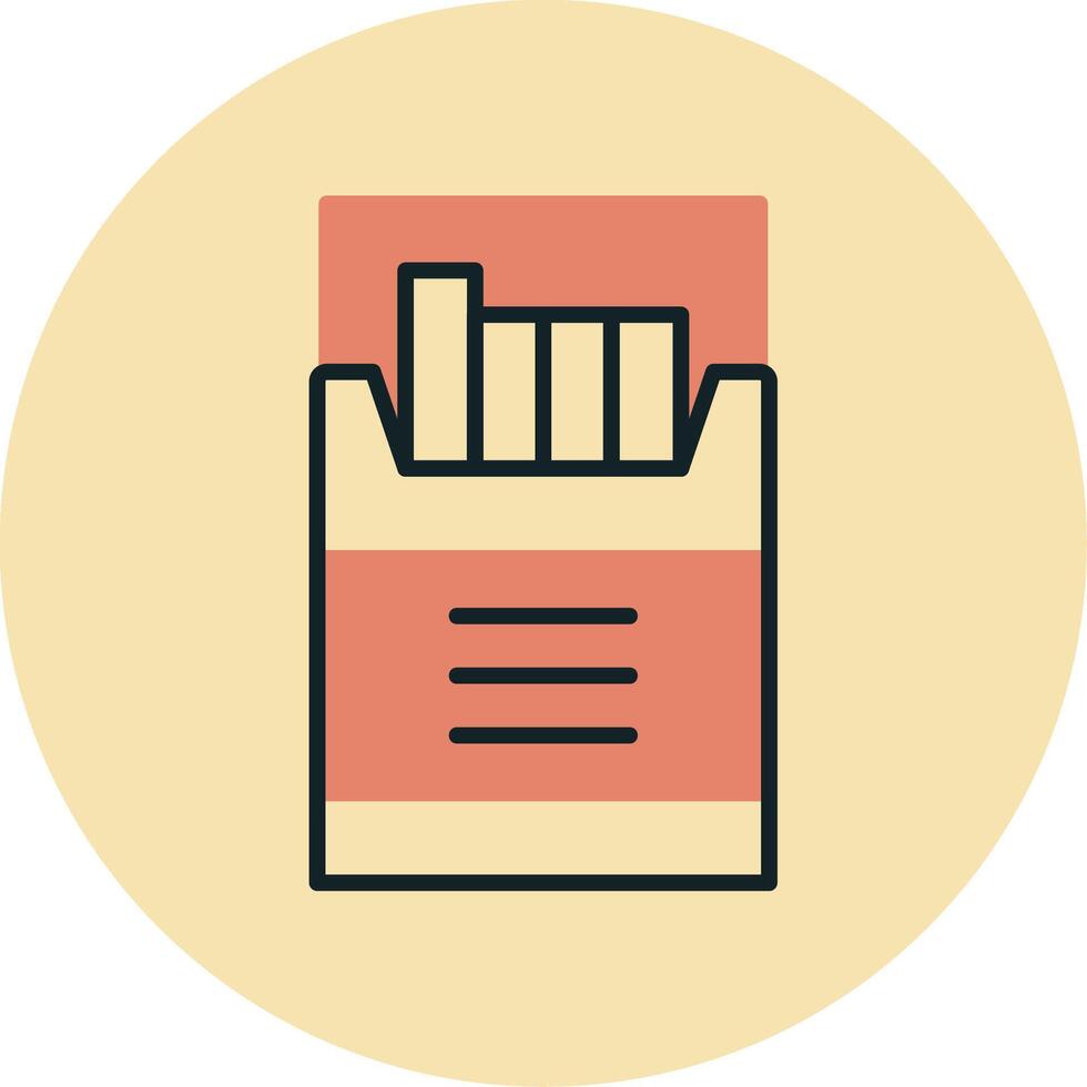 Cigarette Box Vector Icon