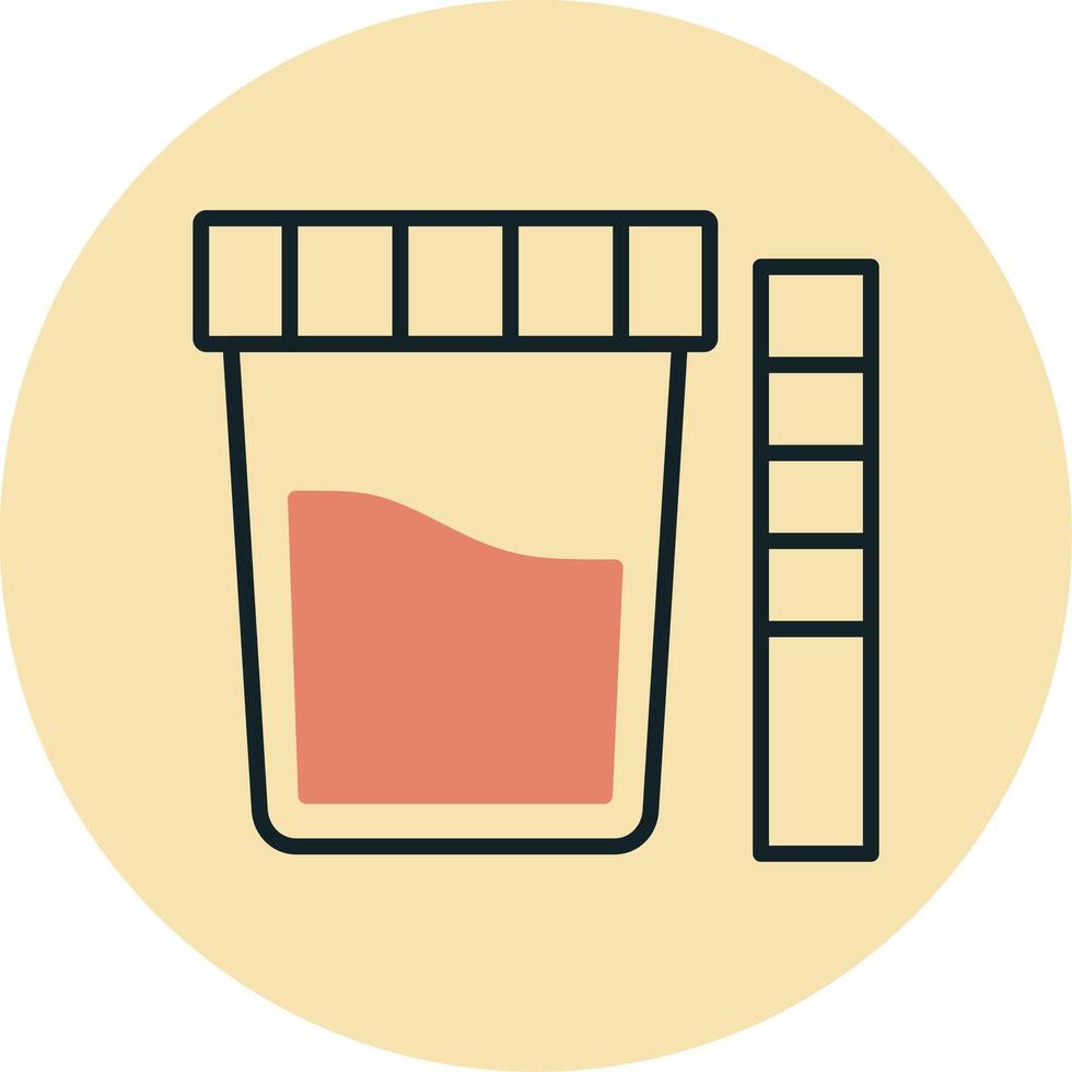 Urine Test Vector Icon
