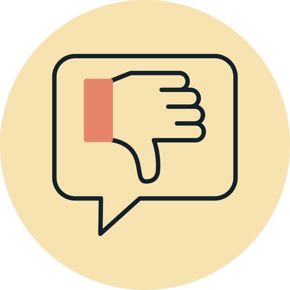 Dislike Vector Icon