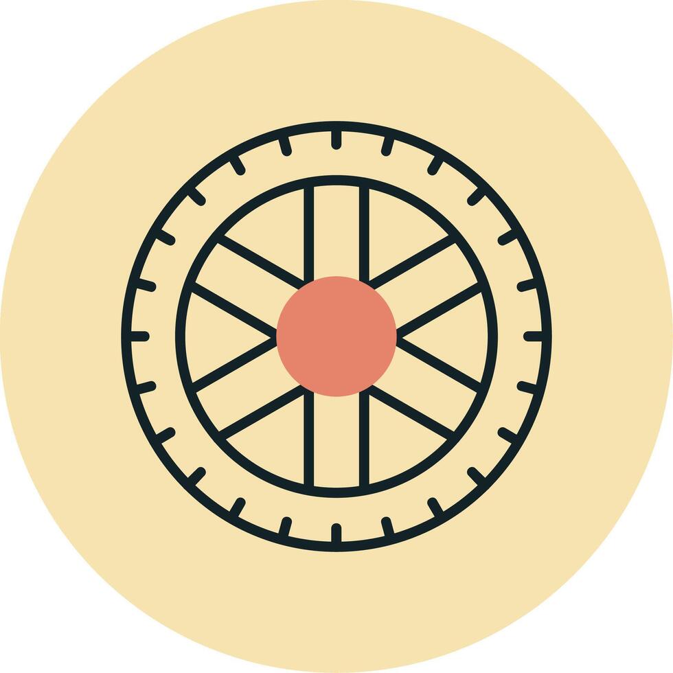Tire Vector Icon