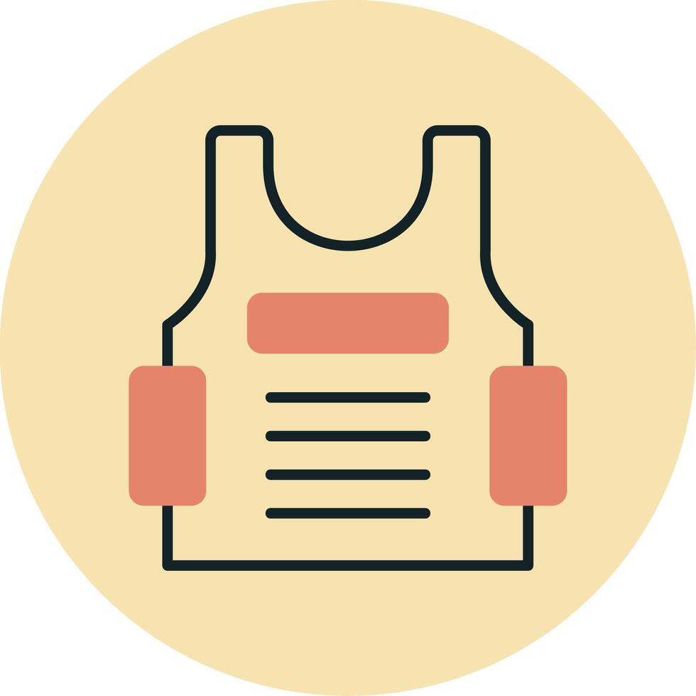 Bulletproof Vest Vector Icon