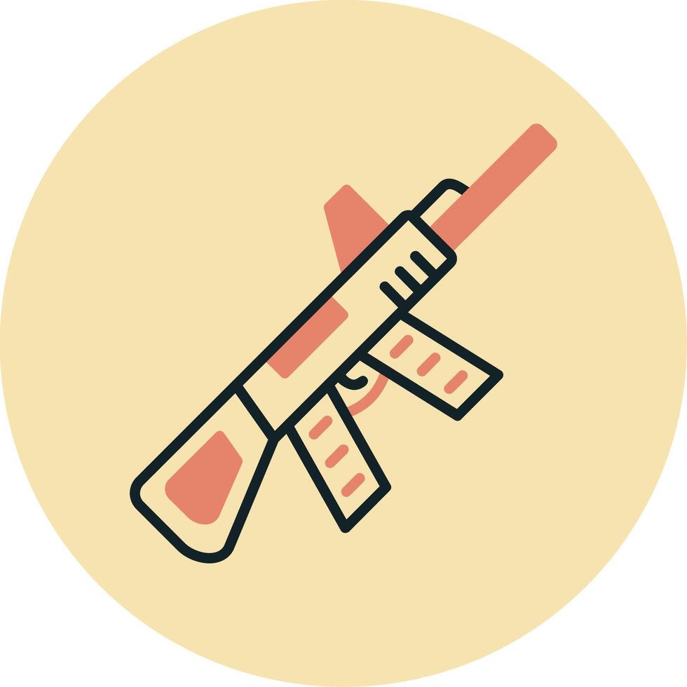 Machine Gun Vector Icon