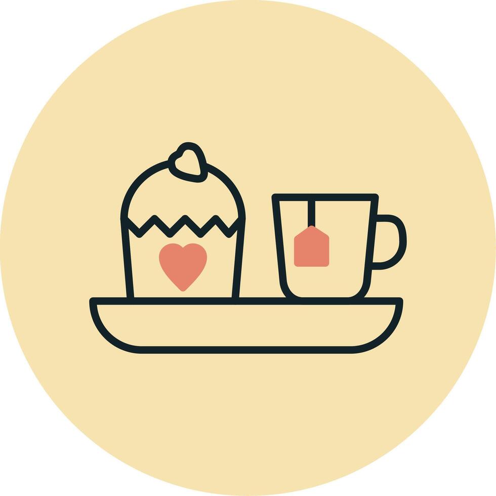 Afternoon Tea Vector Icon