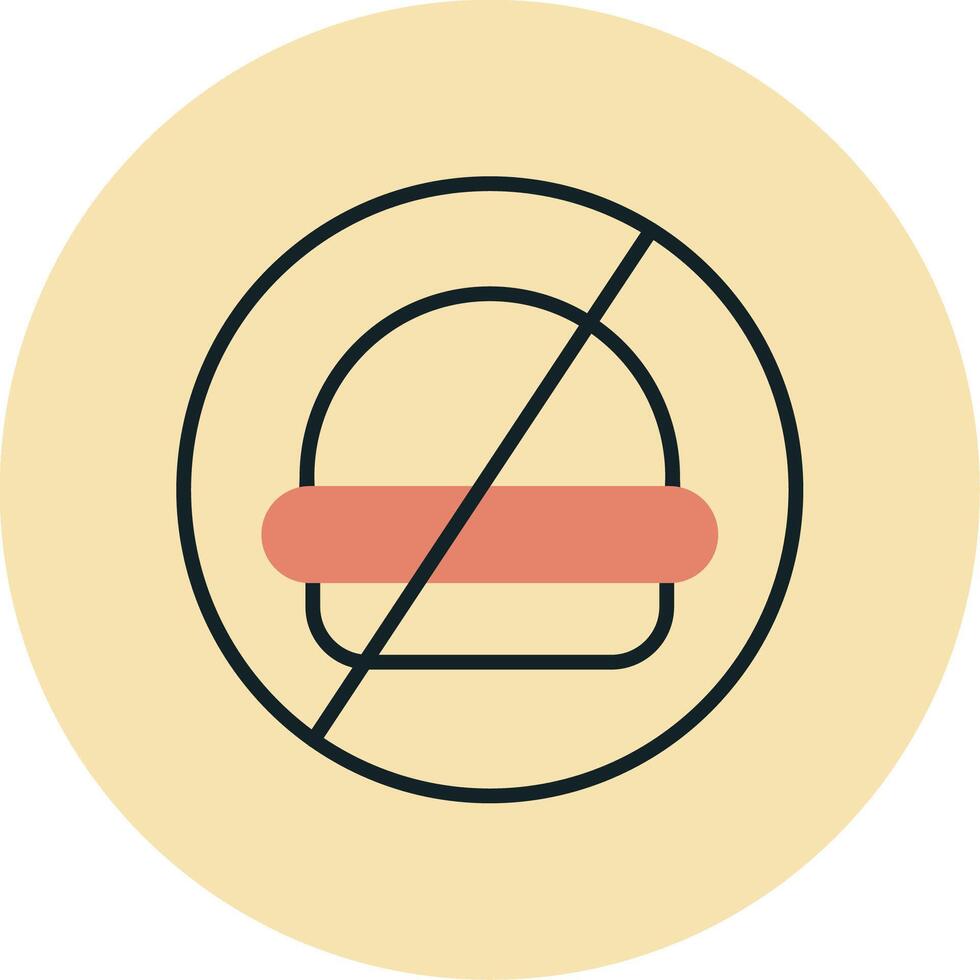 No Food Vector Icon