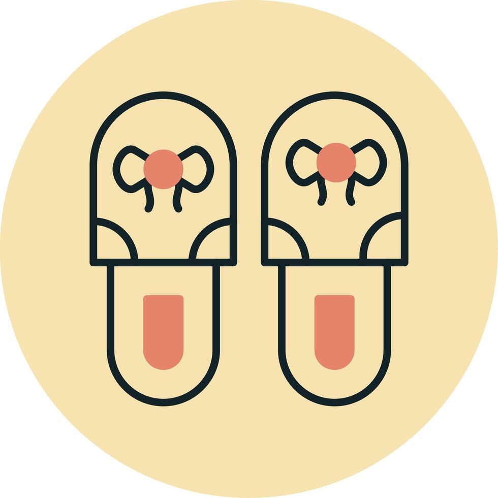 Slippers Vector Icon